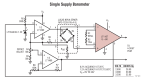 LT1167 - Single Resistor Gain Programmable, Precision Instrumentation Amplifier