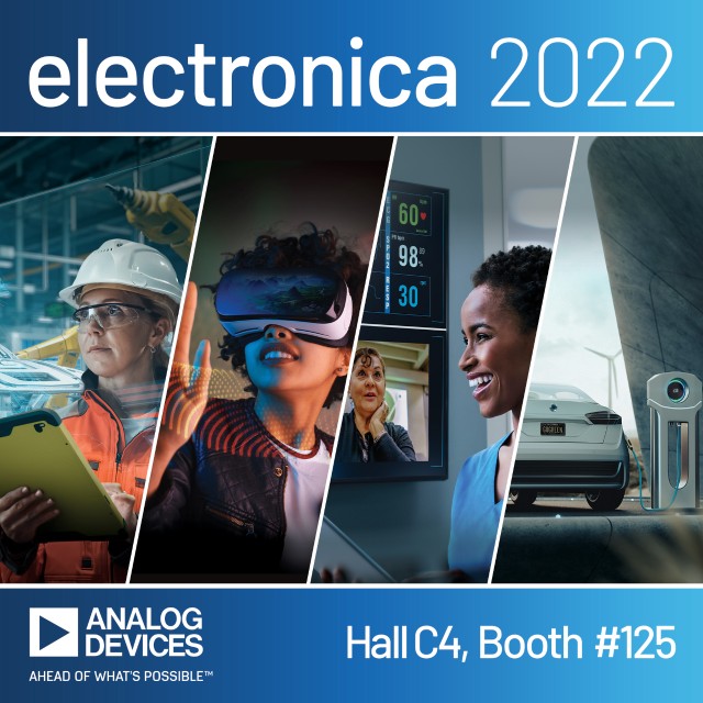 Analog Devices Engineers a Sustainable Future at electronica 2022