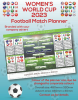 Women's World Cup 2023 Football Match Planner - Branded with Your Company Advert 