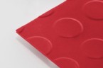 Red Button Stud Rubber Matting 1.2 m x 10 m x 3 mm