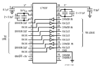 LT1537 - Advanced Low Power 5V RS232 Transceiver with Small Capacitors
