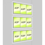 A3 Illuminated Estate Agent Display