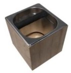 JAG1105 Wooden Knock Out Box With Stainless Steel Insert
