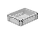 Basicline Range (400 x 300 x 120mm) Ventilated Euro Container Tray with Hand Grips