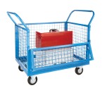 Wire Mesh Security Truck With Drop Down Front (Capacity 250kg)