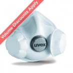 Uvex Fine Dust Filtering Half Mask 8707.330 - Fine Dust Filtering Half Mask silv-Air High Performance