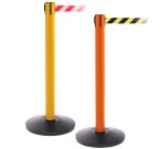 Premium Safety Belt Barriers - 10.6m Length - Chevron Belt