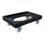 Recycled Plastic Dolly 600 x 400mm For Stack/Nest Euro Containers (250kg Capacity)