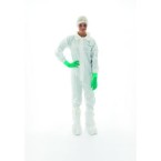 Nitritex BioClean Single Use Coveralls w. Hood&#44; Size L S-BDCHT-L - Disposable coverall BioClean&#153;&#44; with collar/hood&#44; sterile