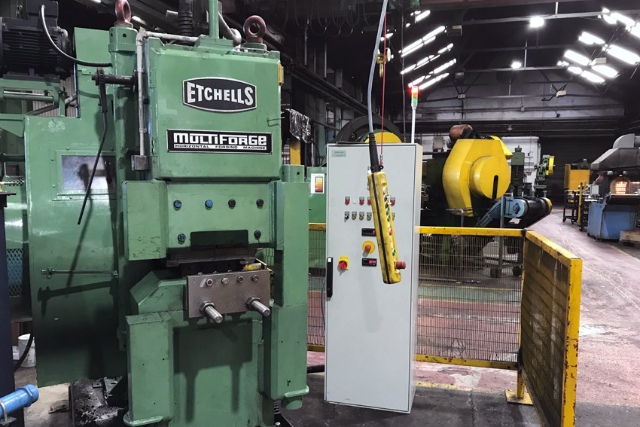 75 Ton Etchells Multiforge returns to the heart of British Manufacturing