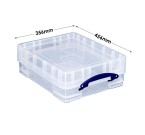 Really Useful Boxes 11 Litre (456 x 356 x 148mm) With Extra Large Lid