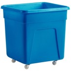Blue Polyethylene Trolley 635x609x660mm