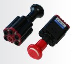 Valve PTO Switch 6mm Interlock ACV - AR Series (with Air Reset port) + Air signal Vented from Port "R" for Safety Interlock