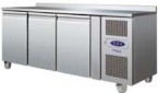 Tefcold CF7410 4 Door Freezer Prep Counter
