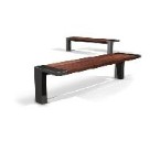 s64 Steel and Timber Bench