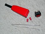 Spare red buzzer call button assembly&#44; long type