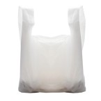 Standard White Vest Style Plastic Carrier Bags