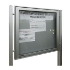 6 x A4, A-Max aluminium noticeboard