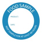 Food Sample Labels