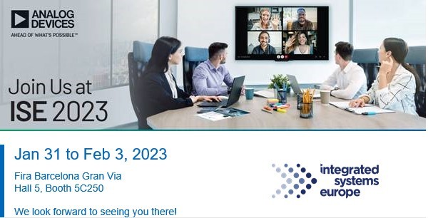 Are you attending ISE 2023 in Barcelona next week, 31st January to 3rd February?