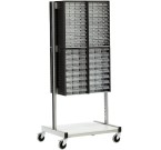 Small parts cabinet Double trolley only (600 x 760 x 1700mm)