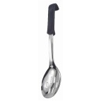 Black Handled Perforated Serving Spoon