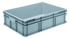 Grey Range Euro Container 90 Litres (800 x 600 x 220mm) Ribbed Base