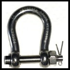 Stainless Steel Bow Shackle with Safety Bolt