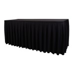 Table Top Cover & Skirting - Boxpleat Style