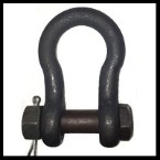 BS Large Bow Shackle with Safety Bolt (type 'E')