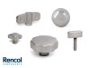 Stainless steel hand knobs for strength, durability, and hygiene
