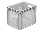 Basicline Range (400 x 300 x 320mm) Ventilated Euro Container with Hand Holes