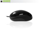 Accuratus Image NanoArmour Mouse - USB Full Size Glossy Finish Antibacterial Computer Mouse - Black