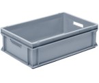Grey Range Euro Container With Hand Holes - 30 litres (600 x 400 x 170mm)