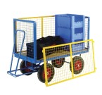 Turntable Trailer With MDF Deck And Mesh Cage Supports (Capacity up to 1000 kg)