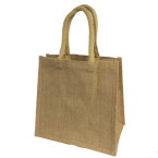 Plain Laminated Jute Bags, 30 x 30 x 20cm (100)
