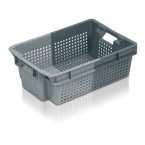 180 Degree Euro Stacking and Nesting Ventilated Container 32 Litres (600 x 400 x 200mm)