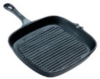 Cast Iron Square Ribbed Skillet - COOK0006
