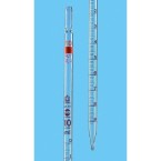Brand Measuring Pipette 0.5ml : 0.01ml 28405 - Graduated pipettes&#44; AR-glass&#174;&#44; Class AS&#44; amber graduations&#44; type 3