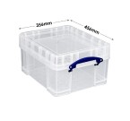 Really Useful Boxes 21 Litre (456 x 356 x 230mm) With Extra Large Lid