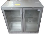 CK1501 Cater-Cool Silver Double Hinged Door Bottle Cooler