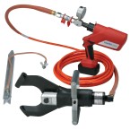 Battery powered hydraulic safety cutter, max. 105 mm dia.
