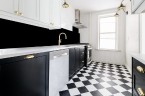 Perspex Acrylic Kitchen Splash Backs Black & White