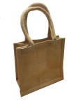 Plain Laminated Jute Bags, 20 x 20 x 10cm (100)