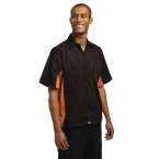 Colour by Chef Works Contrast Shirt - Black & Orange - A951-L