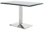 Frovi Wedge Chrome&#123;MFC&#125; Rectangular/Square Dining Table
