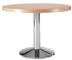 Frovi Wedge Chrome&#123;Deep&#125; Round Dining Table