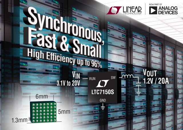 20V, 20A Monolithic Synchronous Silent Switcher 2 Buck Regulator  Reduces EMI & Enables High Power Density Applications
