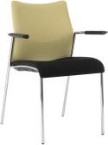 Frovi K60UA/FB Talk Conference Armchair In Upholstered Fabric