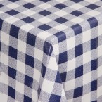 Wipe Clean Tablecloth - Check Finish